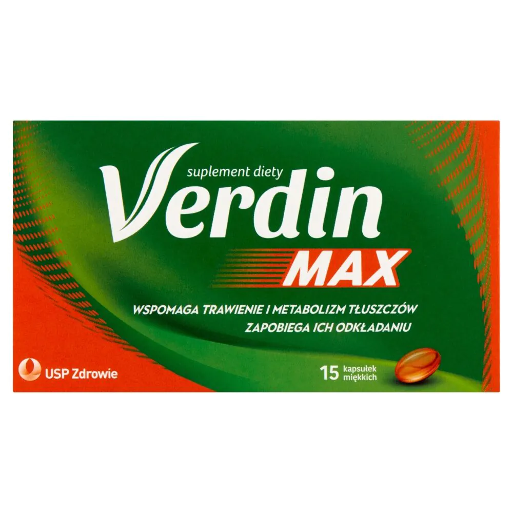 Verdin Max, Suplement diety wspierający trawienie, Kapsułki