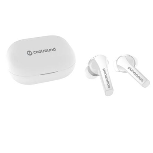 Auriculares Earbuds Tws V11 Touch Bluetooth 5.0 Coolsound Blanco