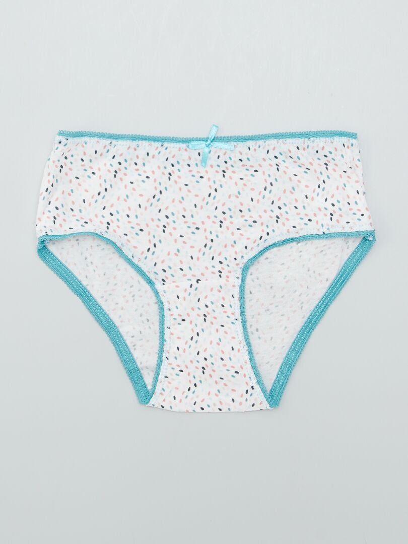 Conjunto de calzoncillos de algodón - 5 piezas - VERDE