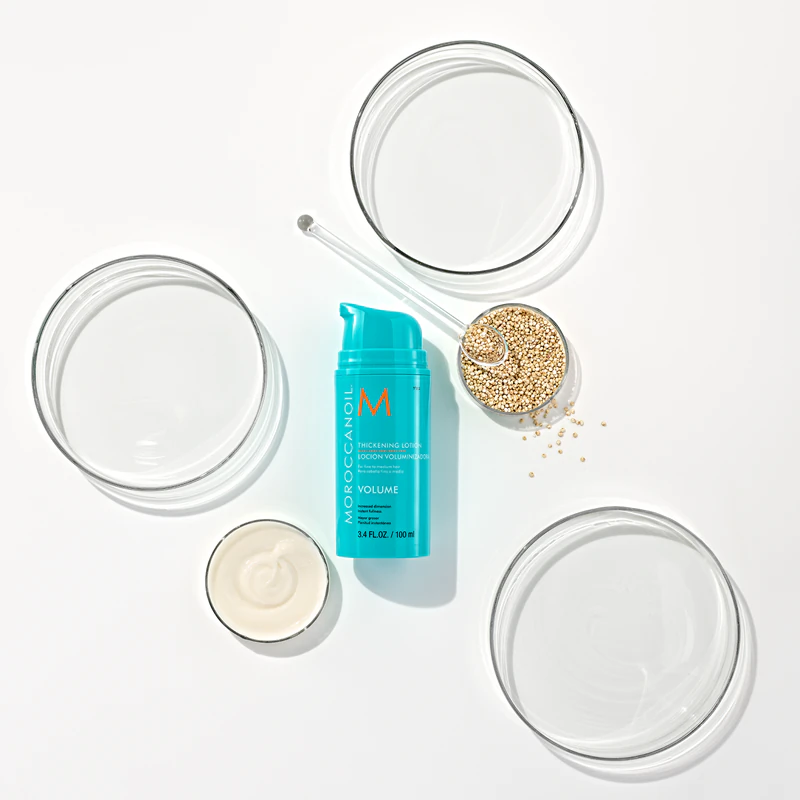 Loção modeladora Moroccanoil Volume Thickening para cabelos normais a finos