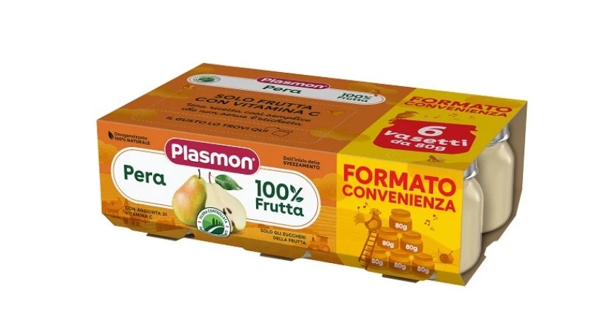 PLASMON Pera homogeneizada Plasmon 6X80 g