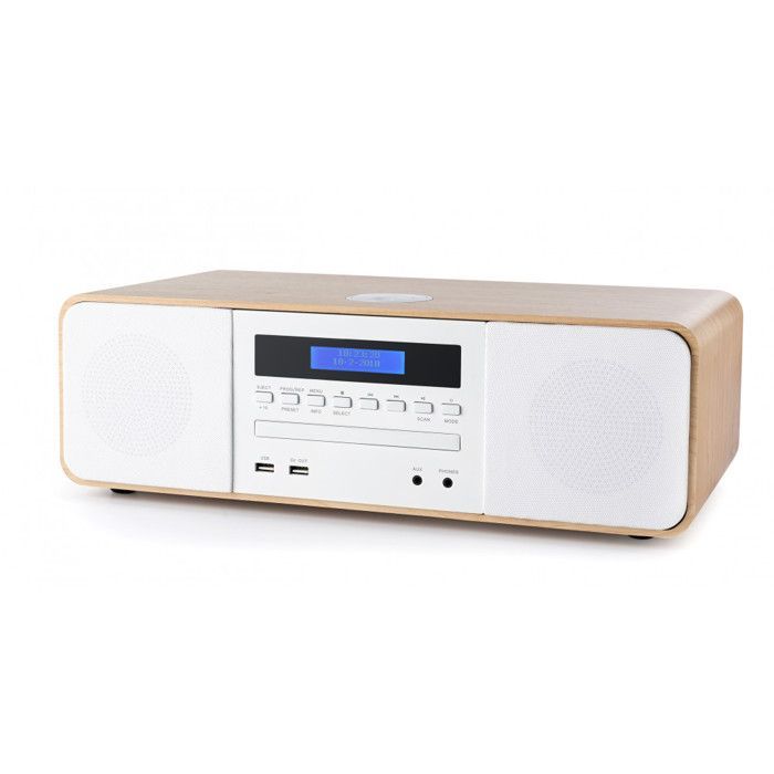 Combo con reproductor de CD por inducción, radio DAB, Thomson MIC201IDABBT