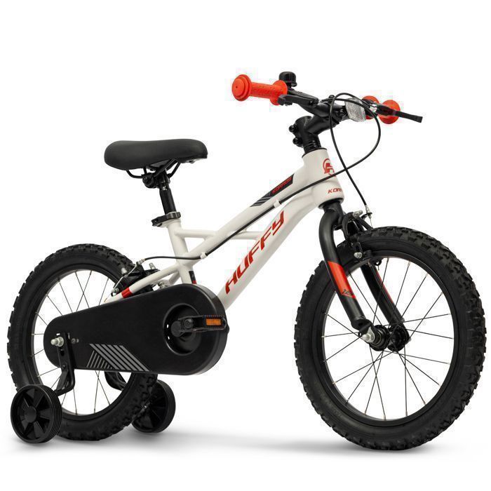 Vélo garçon - HUFFY - Korros - 16 pouces - cadre acier - stabilisateurs amovibles