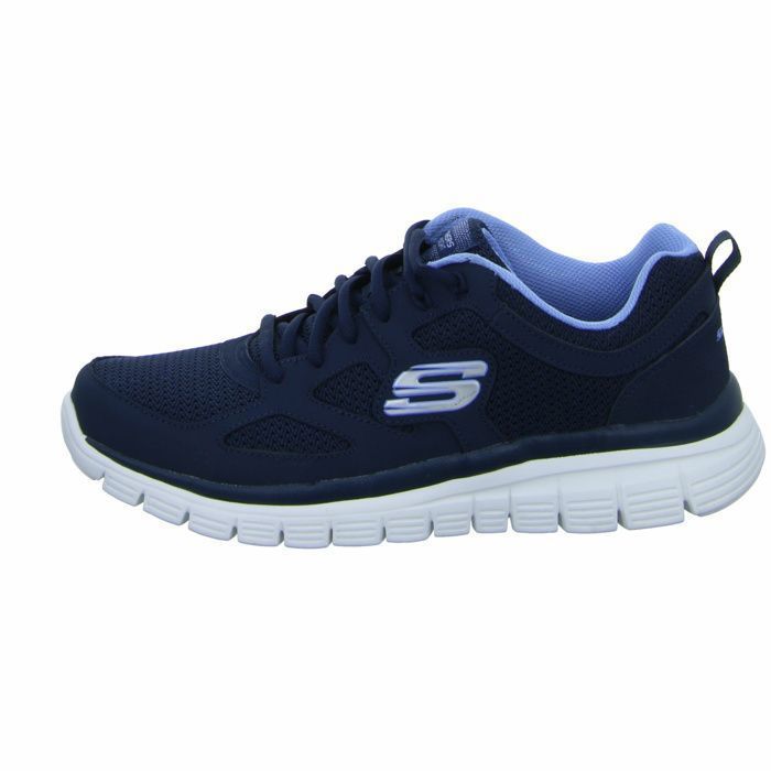 Tênis de caminhada - SKECHERS - Burns-Agoura - Couro - Azul - Respirável