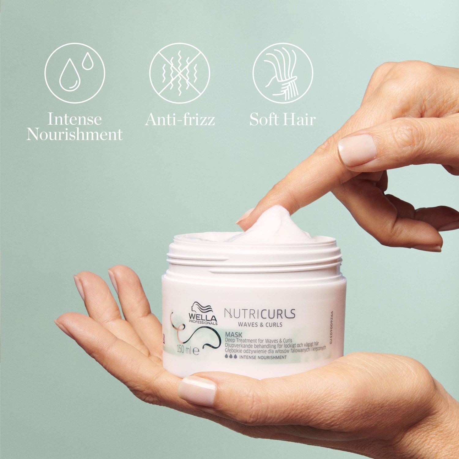 Wella Professionals Nutricurls matu maska - 150 ml