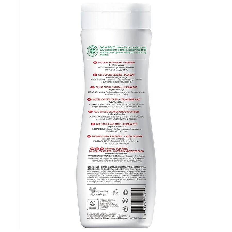 Attitude Duschgel Super Leaves Science sprchový gél - žiarivý - 473 ml