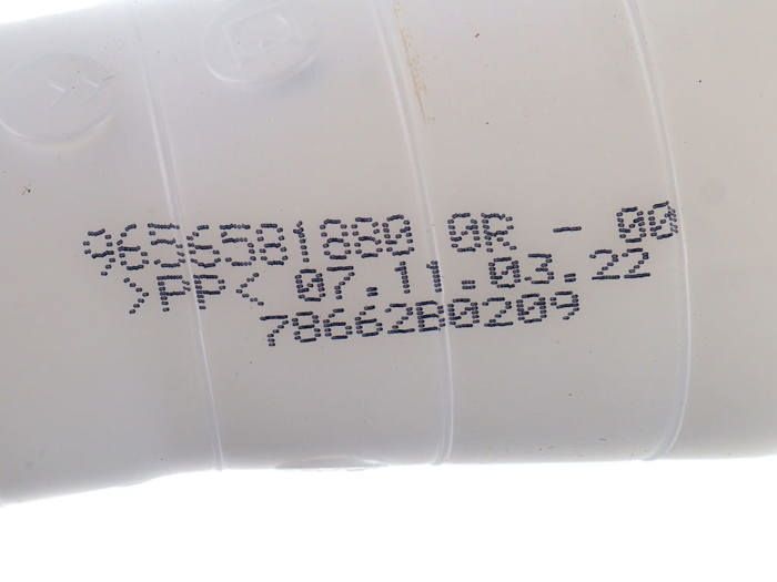 Tuyau de Réservoir de Liquide de Lave-Glace Citroen C4 C8 Jumpy III Fiat Scudo III Peugeot 307 807 Expert III 9656581880