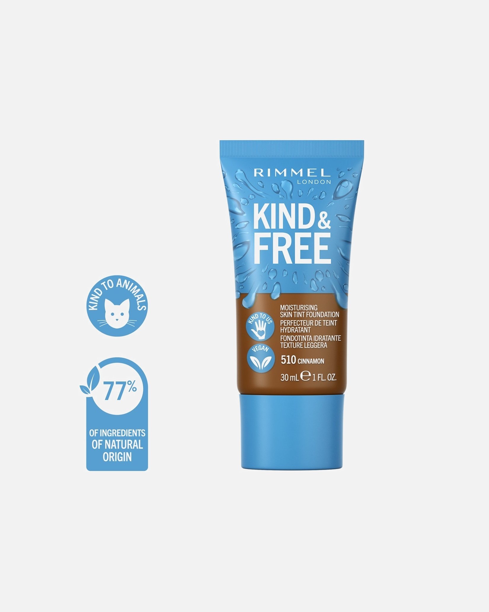 „Rimmel London Foundation“ veganiškas makiažo pagrindas – 30 ml