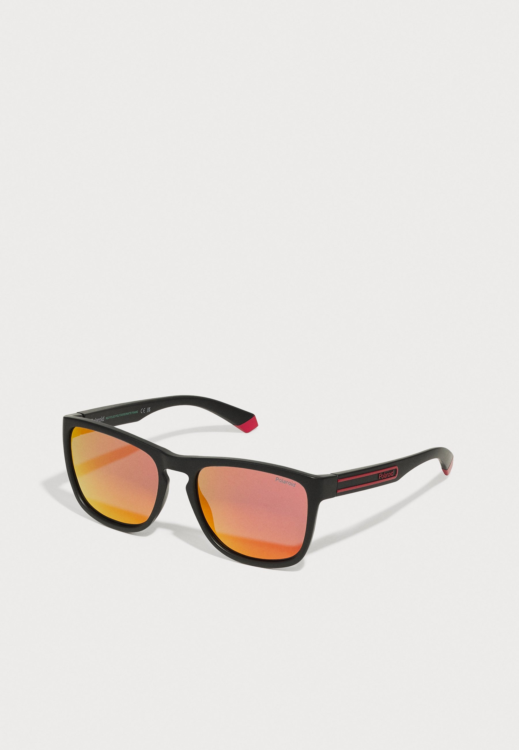 Polaroid UNISEX - Okulary przeciwsłoneczne - czarno-czerwone