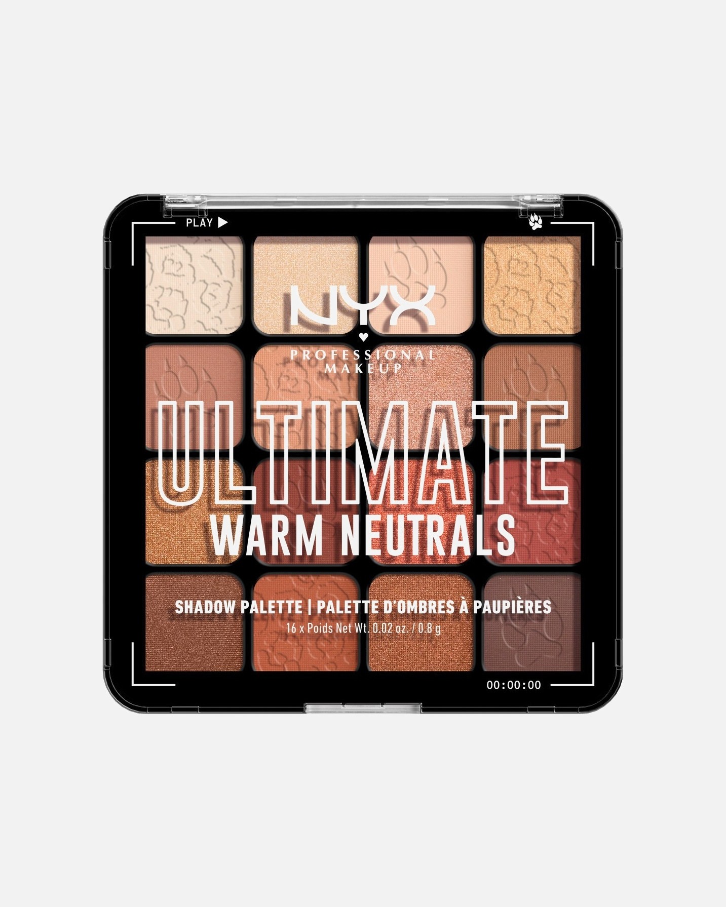 NYX Professional Makeup Ultimate paleta sjenila za oči – 12,8 g