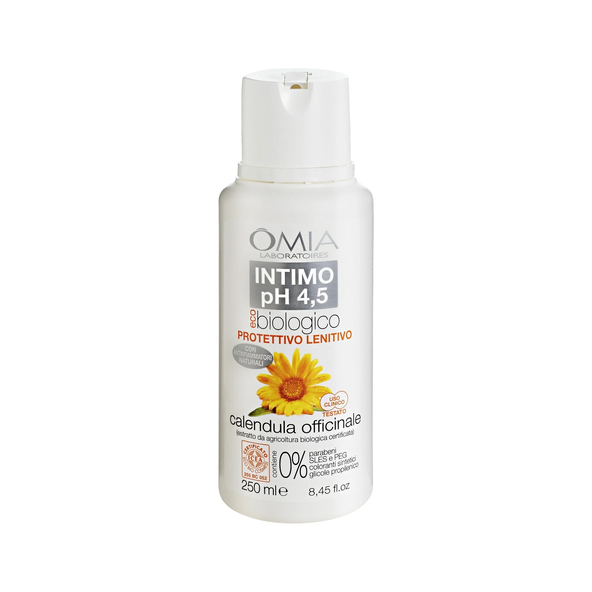OMIA Omia Intimate Bio pH 4.5 Crème Apaisante Protectrice au Calendula Officinale 250 ml