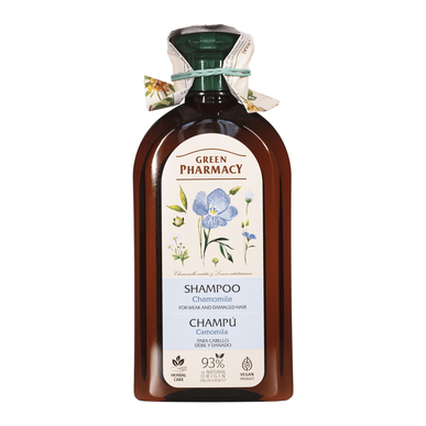 Green Pharmacy Kamomillschampo för försvagat hår 350 ml