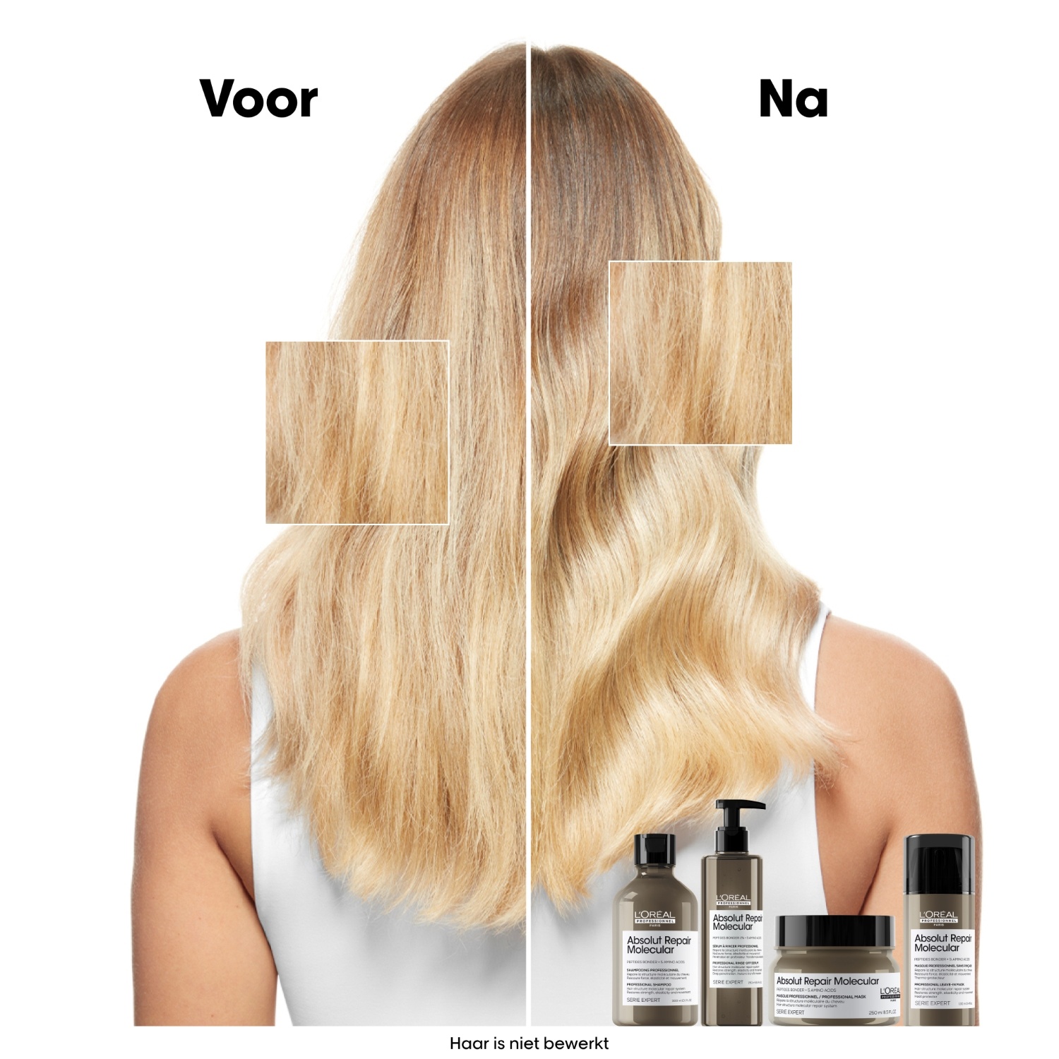 L'Oréal Professionnel Absolut Repair Molecular Leave-In Conditioner nenoskalojamais kondicionieris matiem - 50 ml