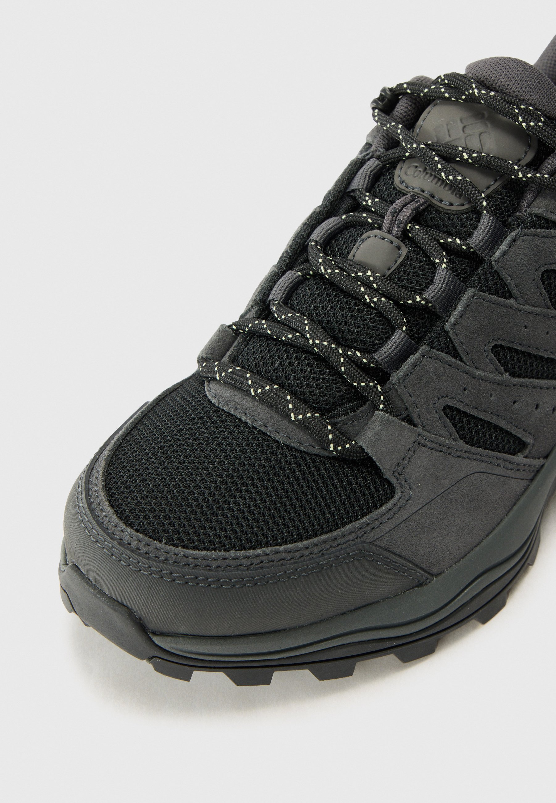 Columbia REDMOND - Wandelschoenen - zwart/citroengrijs
