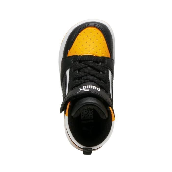 Scarpe Puma Rebound V6 Mid Ac+ Inf per neonati e bambini piccoli, colore bianco 396542-19