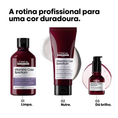 L'Oréal Professionnel Vitamino Color Spectrum Purple Shampoo Blondt sjampo Fiolett hårfarging Blondt hår 300 ml 300 ml