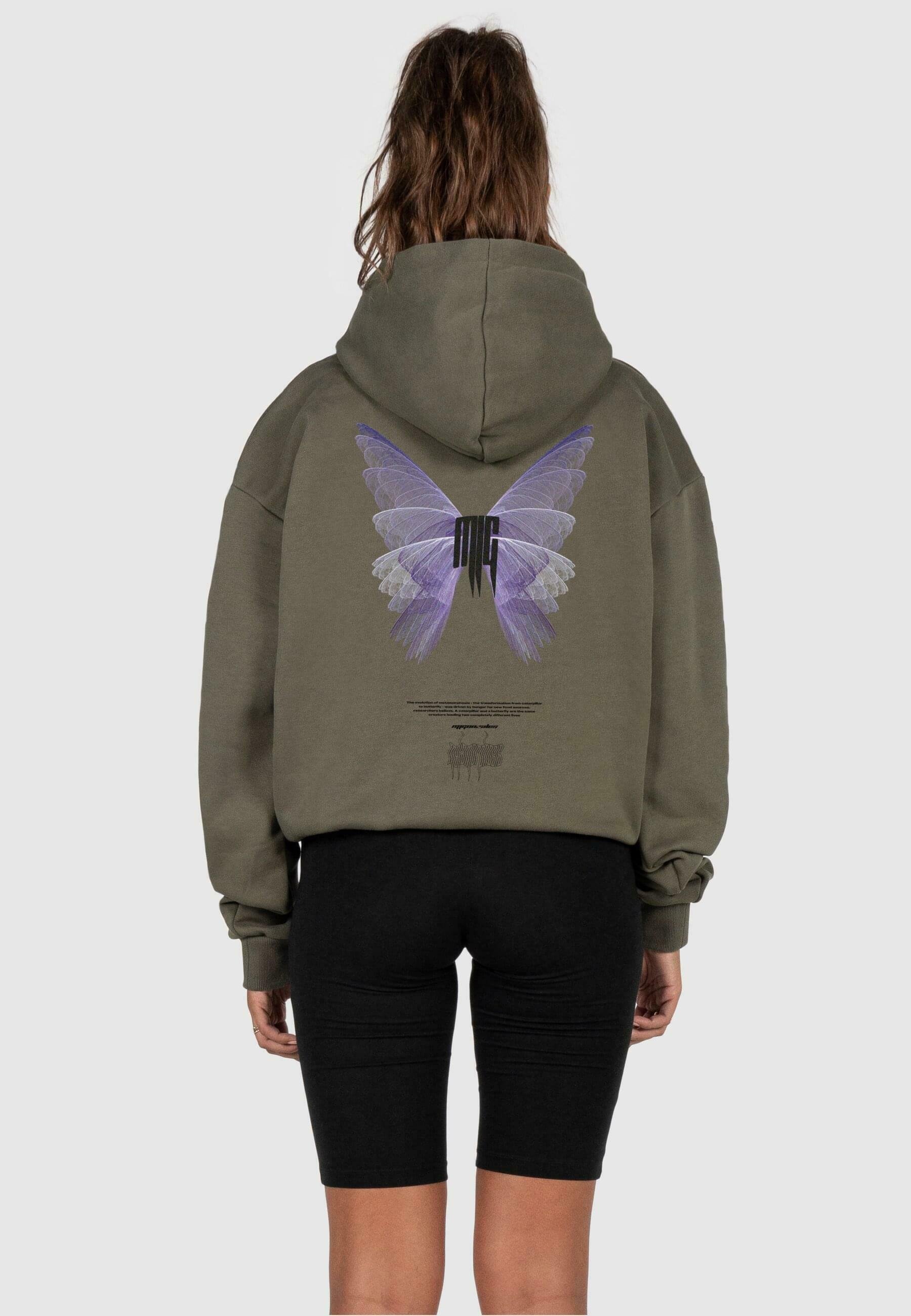Moletom com capuz MJ Gonzales METAMORPHOSE VX HEAVY - verde-oliva