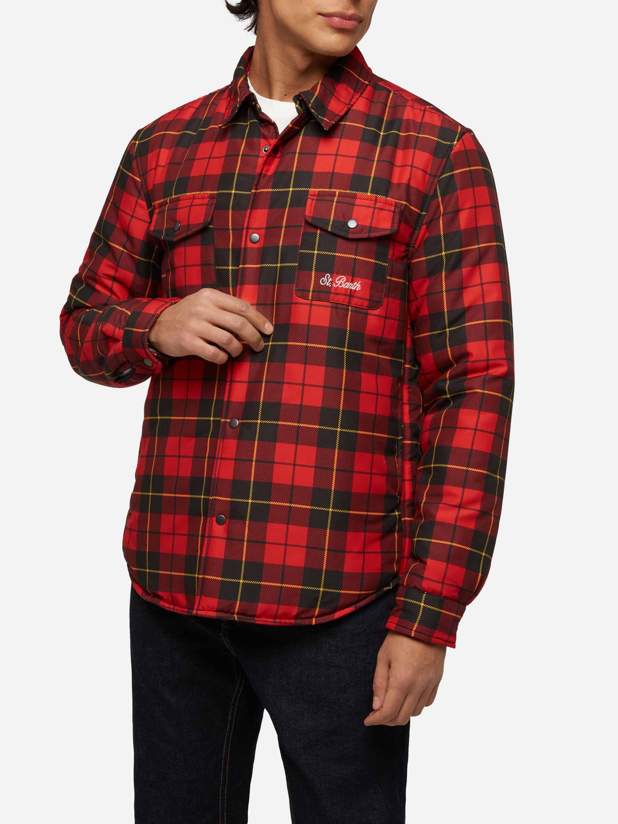 Chemise en tissu technique Chalet à carreaux