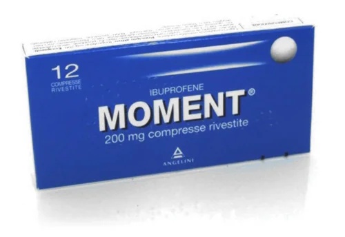 MOMENT Moment 200 mg de ibuprofeno, 12 comprimidos revestidos por película