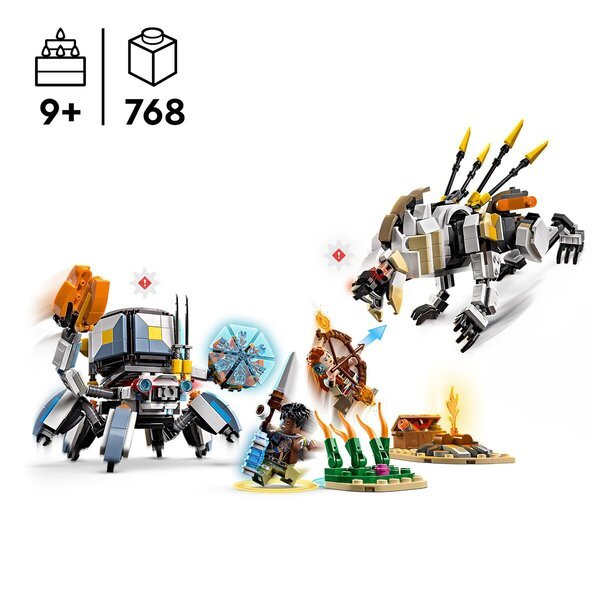 LEGO Horizon Adventures 77037 Aloy i Varl protiv Shell-Walkera i Sawtootha