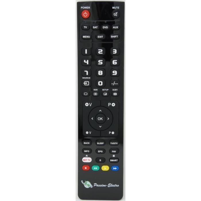 Télécommande universelle - OCEANIC - LED-321115B3 - Noir - 73.5 cm - 19.3 cm - 49.2 cm