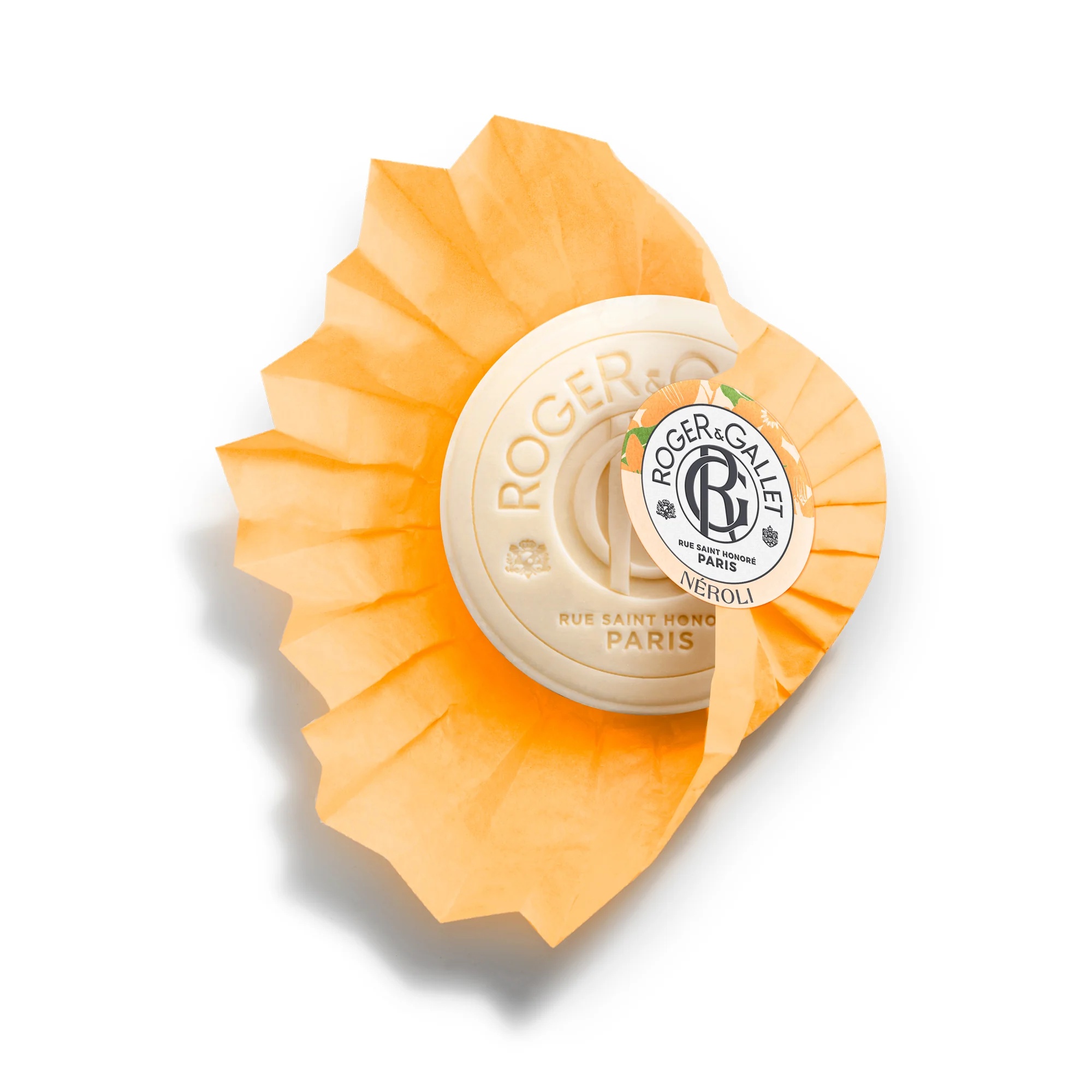 ROGER & GALLET R&G Jabón de bienestar con neroli 100 g Gel limpiador sólido para manos y cuerpo