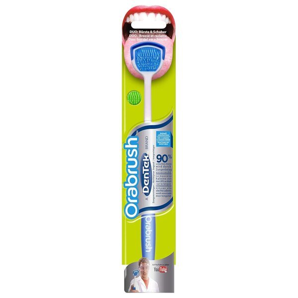 DenTek Orabrush 2-in-1 zobu birste<br>16g