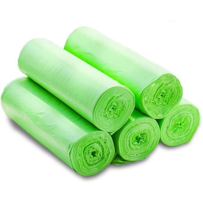 Sacchi per rifiuti organici da 30 litri, confezione da 100 pezzi, resistenti agli strappi, compostabili e biodegradabili.