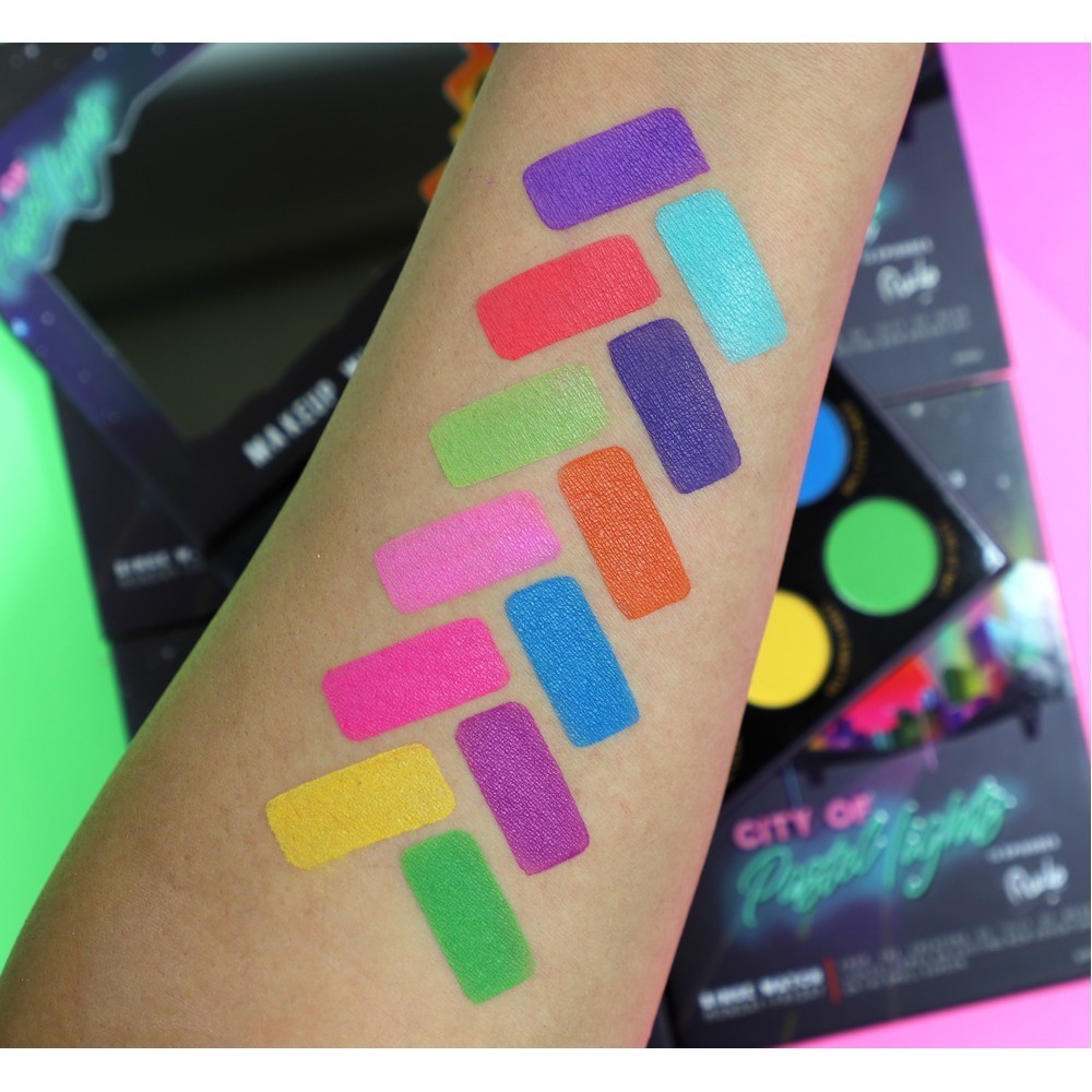 Rude Cosmetics City of Neon Lights 12 Pastel Pignment & Eyeshadow palette