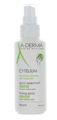 Spray absorbant A-Derma Cytelium 100 ml apaisant pour la peau et le corps