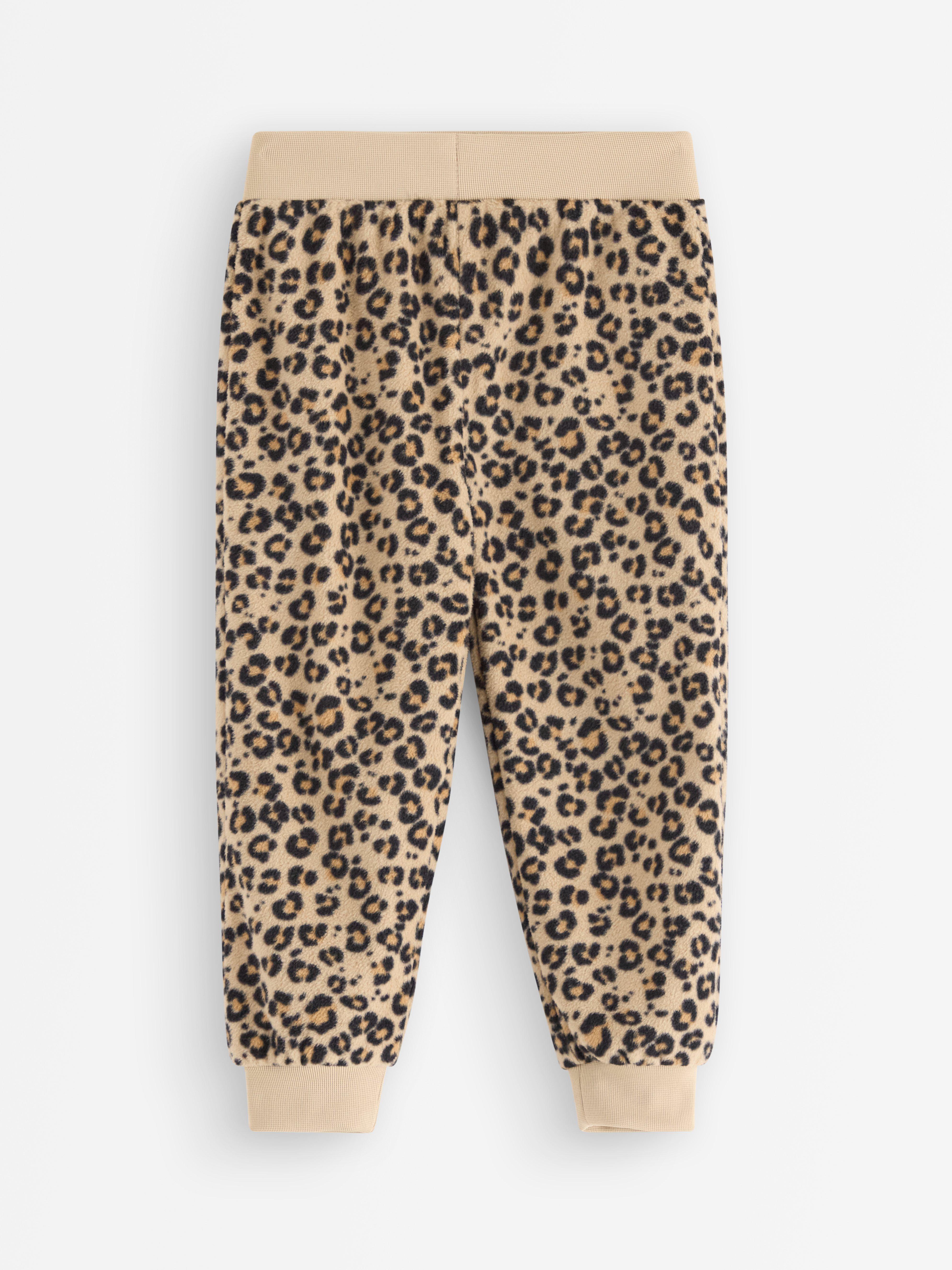 Fleece sweatpants Beige