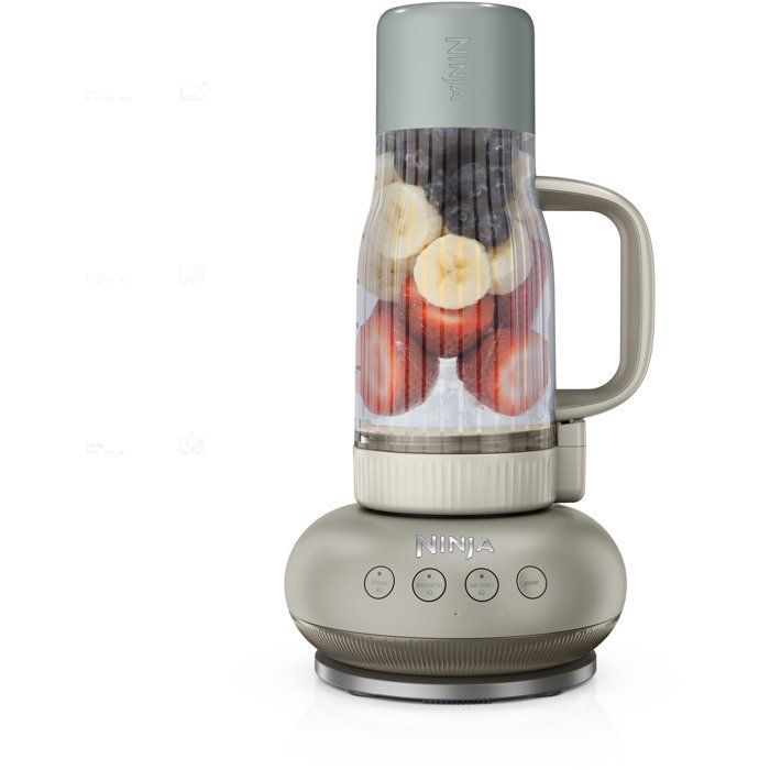 Frullatore - NINJA - BlendBoss DB351EUST - 1200 W - 3 programmi - Bicchiere da 760 ml con manico - Senza BPA - Minerale