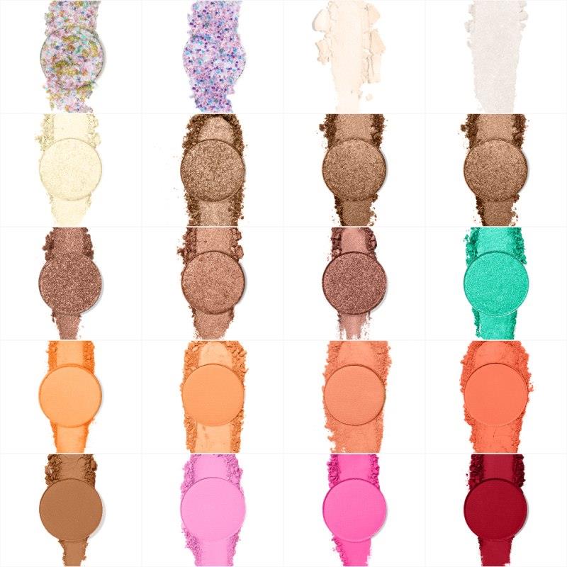 Coffret de maquillage Color Box, 20 fards à paupières pigmentés mats et nacrés