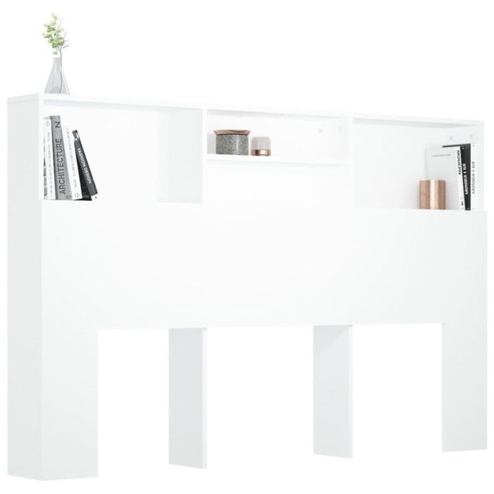 cabecero blanco vidaXL para armario, 160x19x103,5 cm, 811871