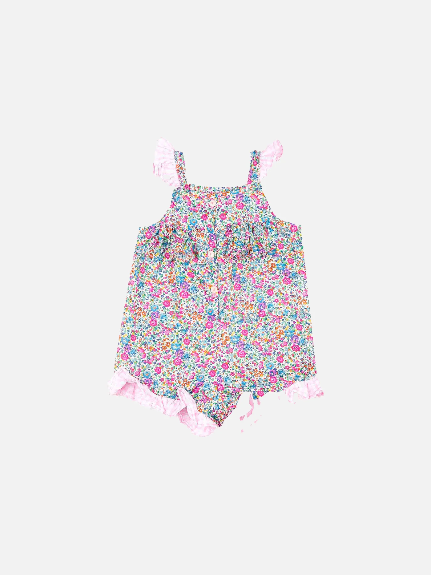 Baby meisjes katoenen romper met bloemenprint | LIBER SPECIALE EDITIE