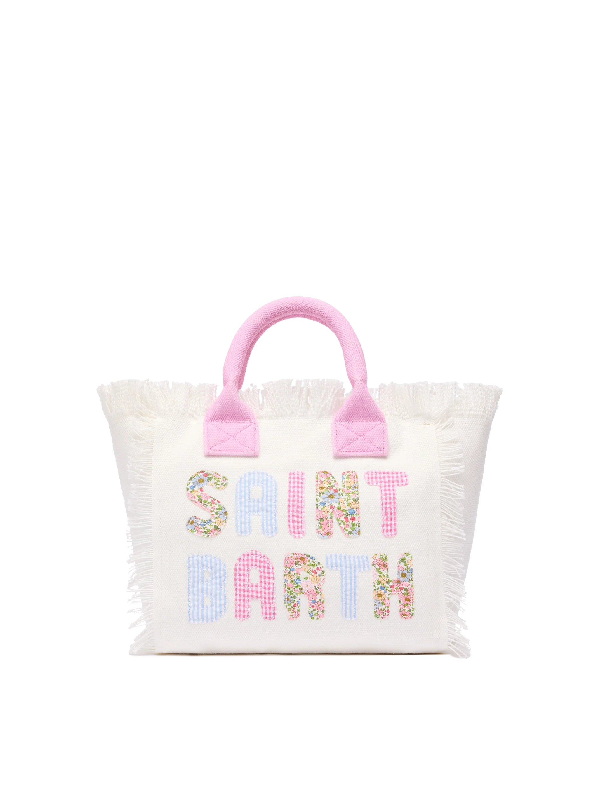 Colette katoenen canvas tas met Saint Barth logo patch.
