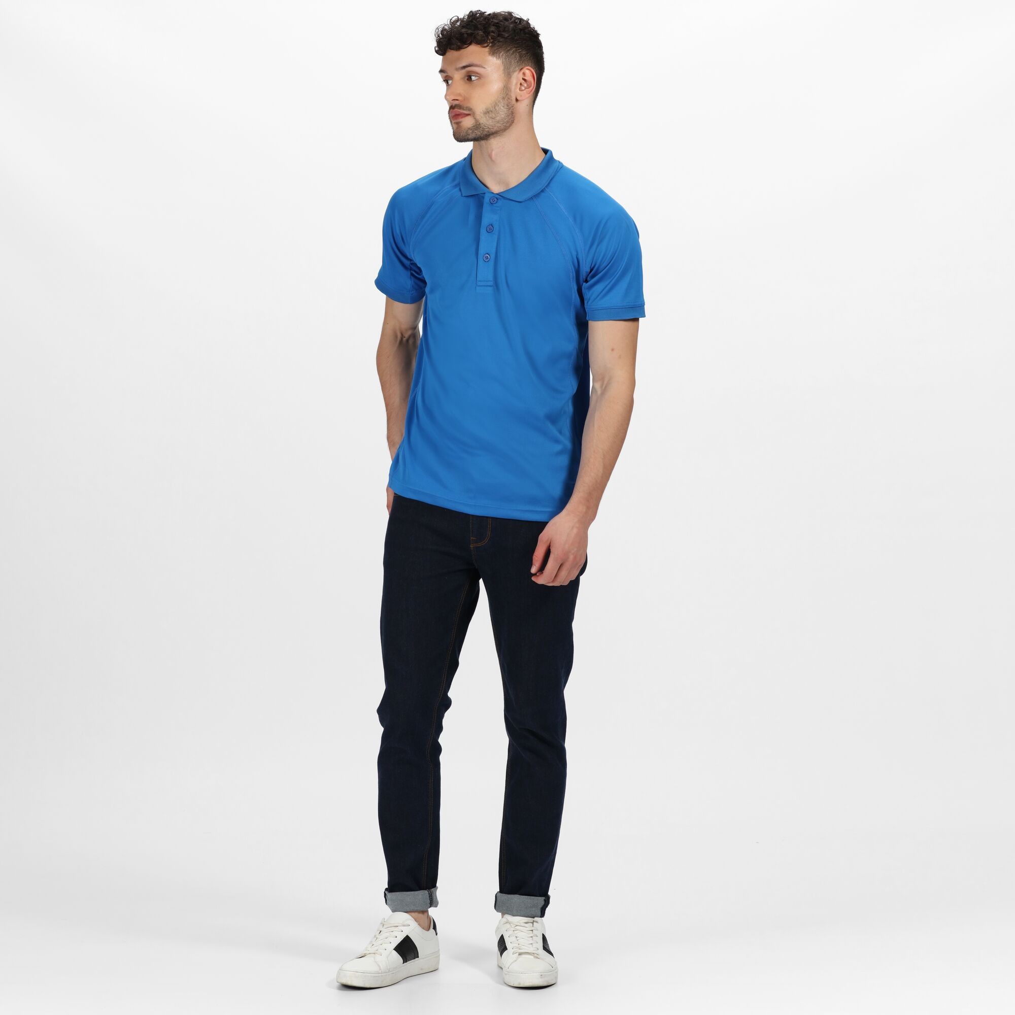  Polo de travail à manches courtes Regatta Coolweave / Homme Été/Vacances