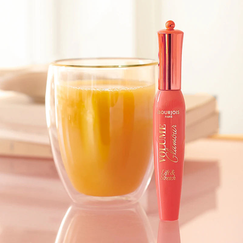 Bourjois Volume Glamour Lift & Stretch mascara die de wimpers krult en volume geeft.