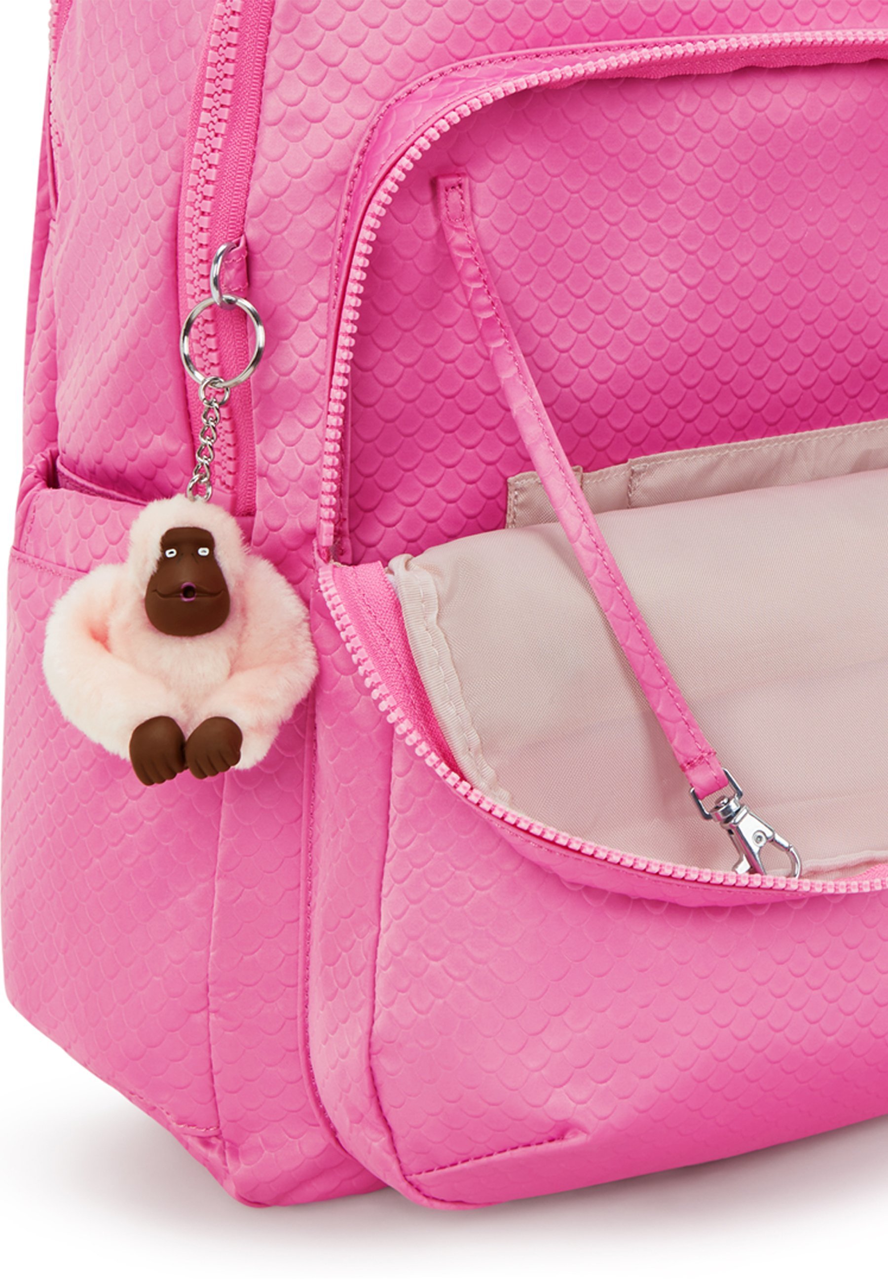 Kipling SEOUL LAP BTS++ - Schultasche - rosa Meerjungfrauen-Prägung