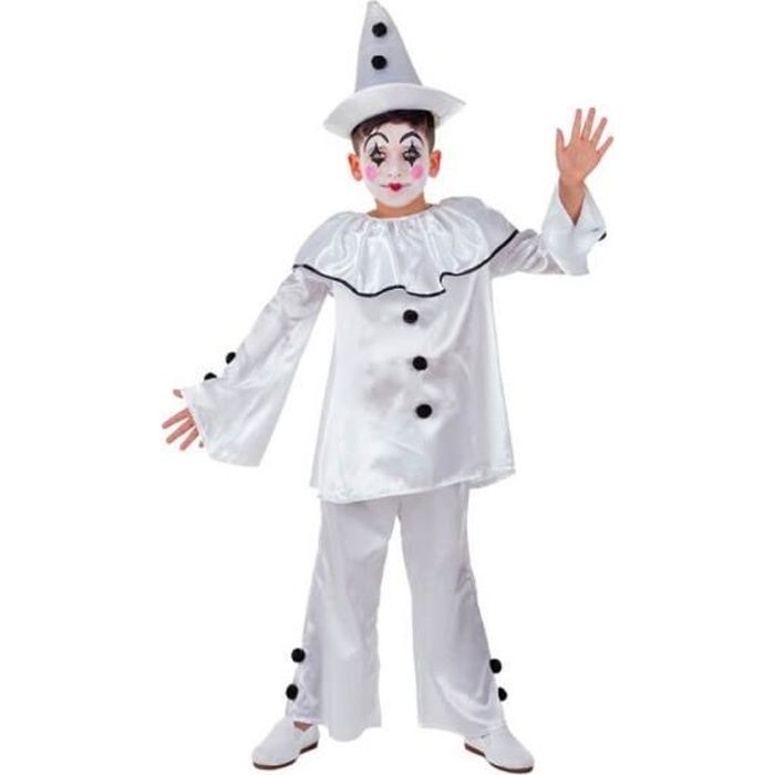 Pierrot Clown Costume for Children