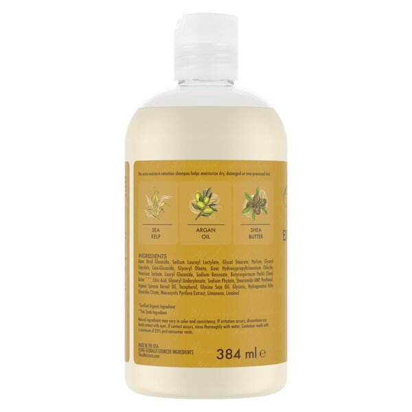 SheaMoisture šampon za zadrževanje vlage s surovim karitejevim maslom<br>384 ml