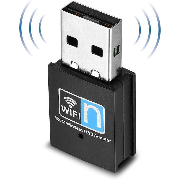 Mini USB WiFi Adapter, 600Mbps Wireless (2.4 + 5.8GHz)