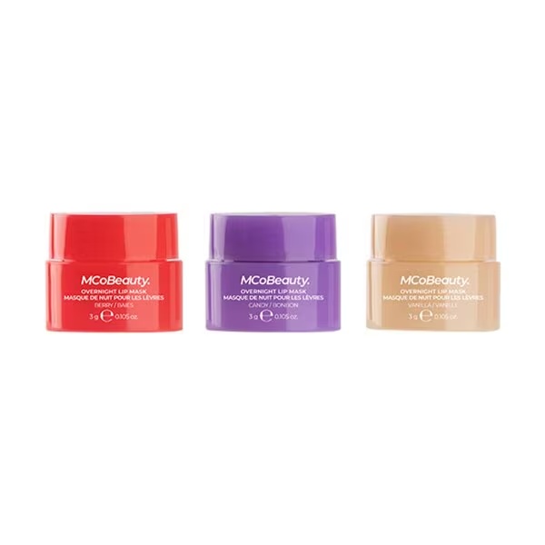 MCoBeauty Deluxe Trio noćne maske za usne<br>3 x 3 g