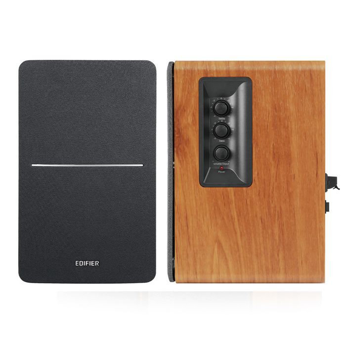 Edifier R1280DBs actieve Bluetooth-luidsprekers - 2.0 draadloze monitorluidspreker - 42W RMS met subwooferuitgang - Hout