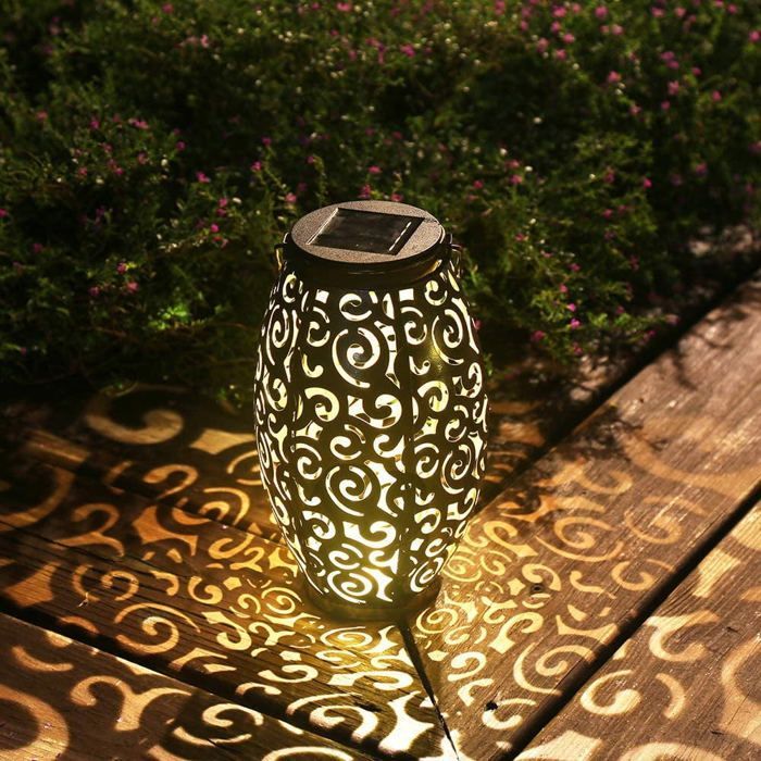 Faroles solares LED para exteriores