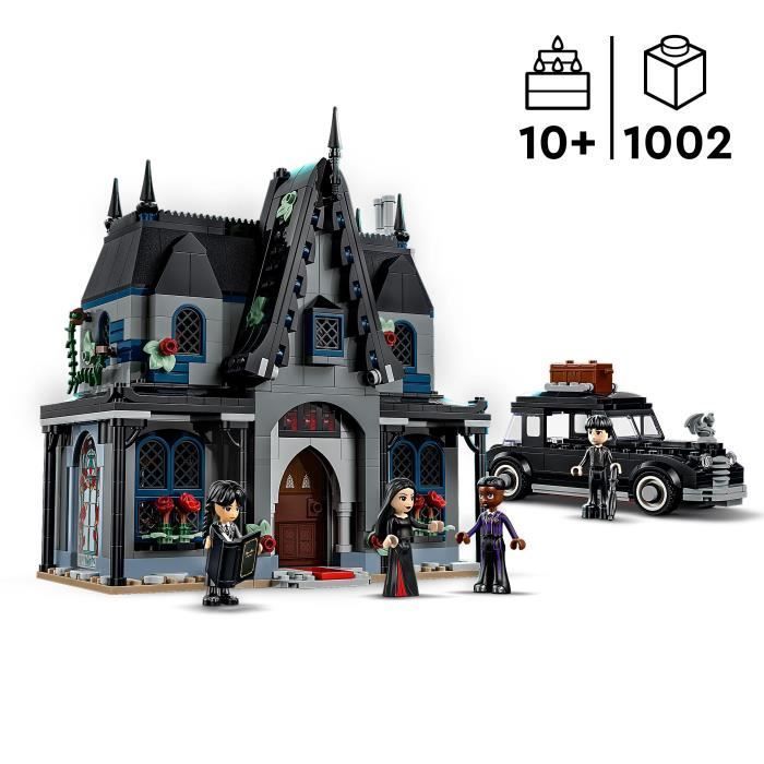 LEGO Mercredi 76786 Exclu Cdiscount  Le Manoir de Morticia - Jeu de Construction dès 10 ans - Mini-Poupées