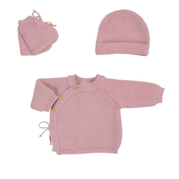 Knitted baby newborn kit