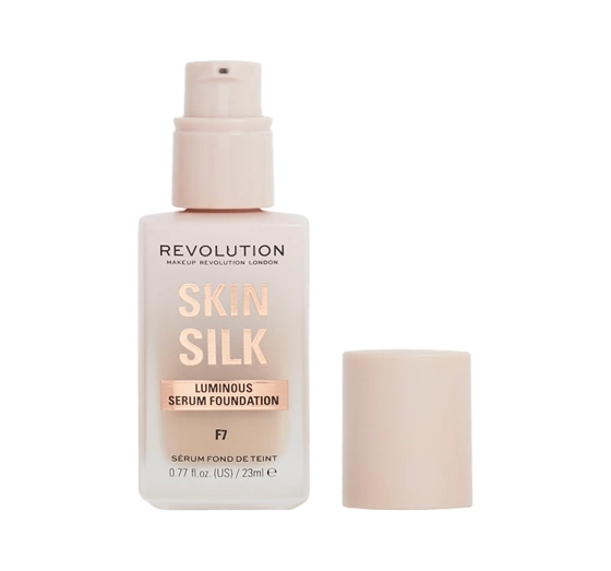 Makeup Revolution Skin Silk Serum Foundation pielęgnujący podkład do twarzy F7 23ml