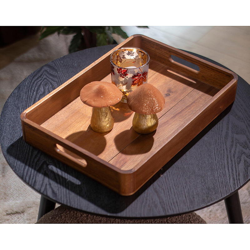 Portavelas con diseño de hojas de otoño para el hogar, 8,8 x 10 cm.