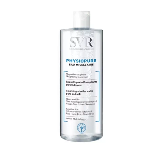 SVR Physiocleanse delikatnie oczyszczająca woda micelarna 400 ml